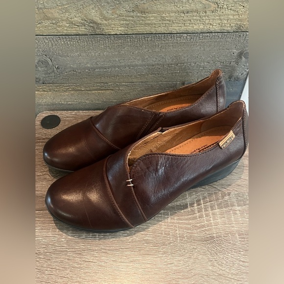 PIKOLINOS Dark Brown Leather Clogs Size 8.5 - Picture 8 of 13